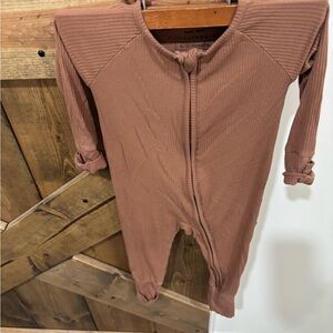 * NOT AVAILABLE *Little Sleepies Copper Ribbed Baby Outfit
